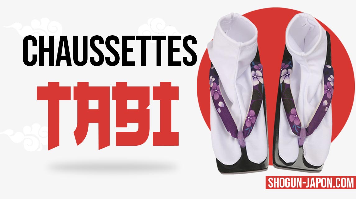 Les chaussettes tabi japonaises se portent avec des sandales Geta