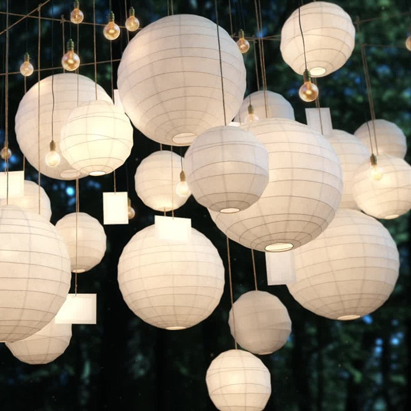 Lanterne papier japonaise ambiance douce