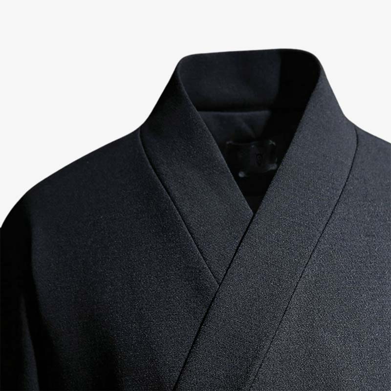 Un magnifique col de manteau kimono japonais en matière coton de qualité et confortable