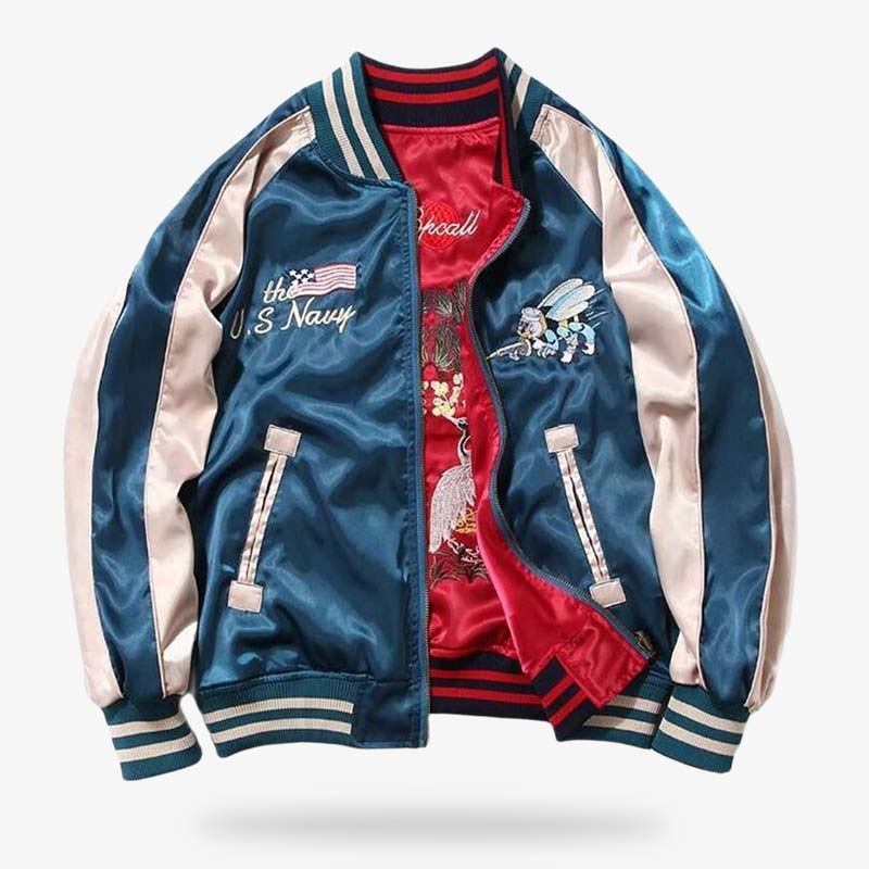 Blouson bomber japonais style US Navy