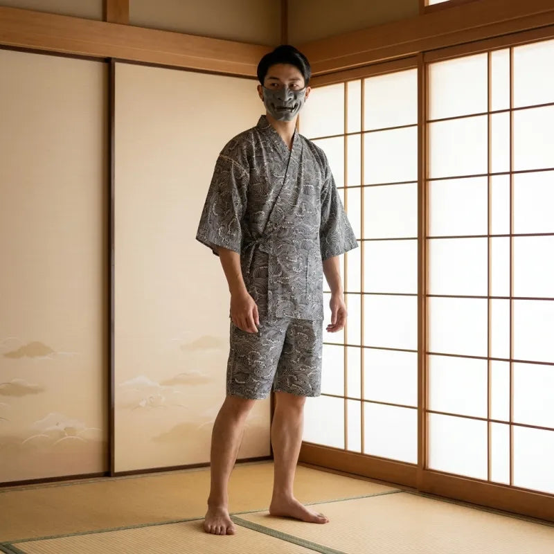 Ensemble jinbei détente coton léger