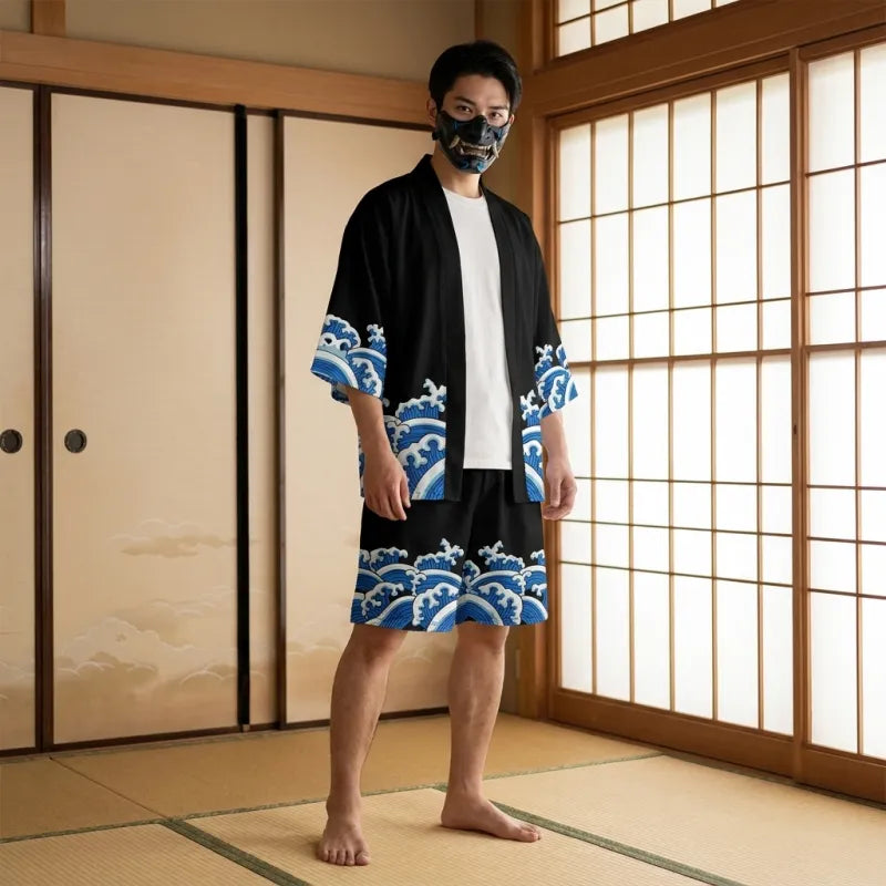 Ensemble Short Kimono