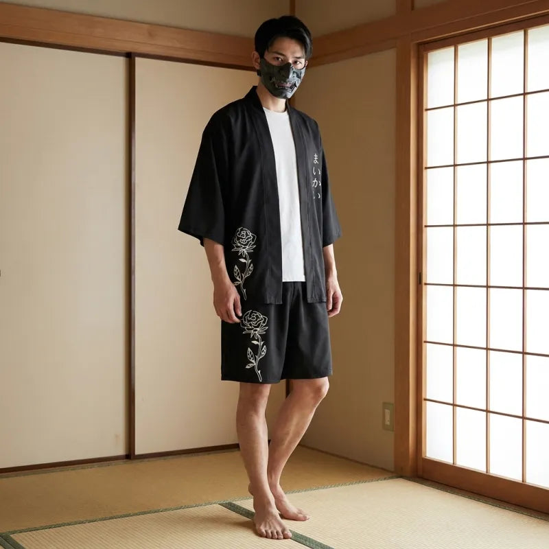 Ensemble Kimono Short