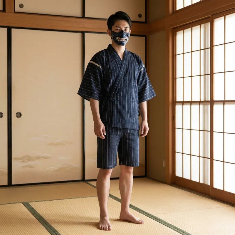 Ensemble pyjama kimono japonais