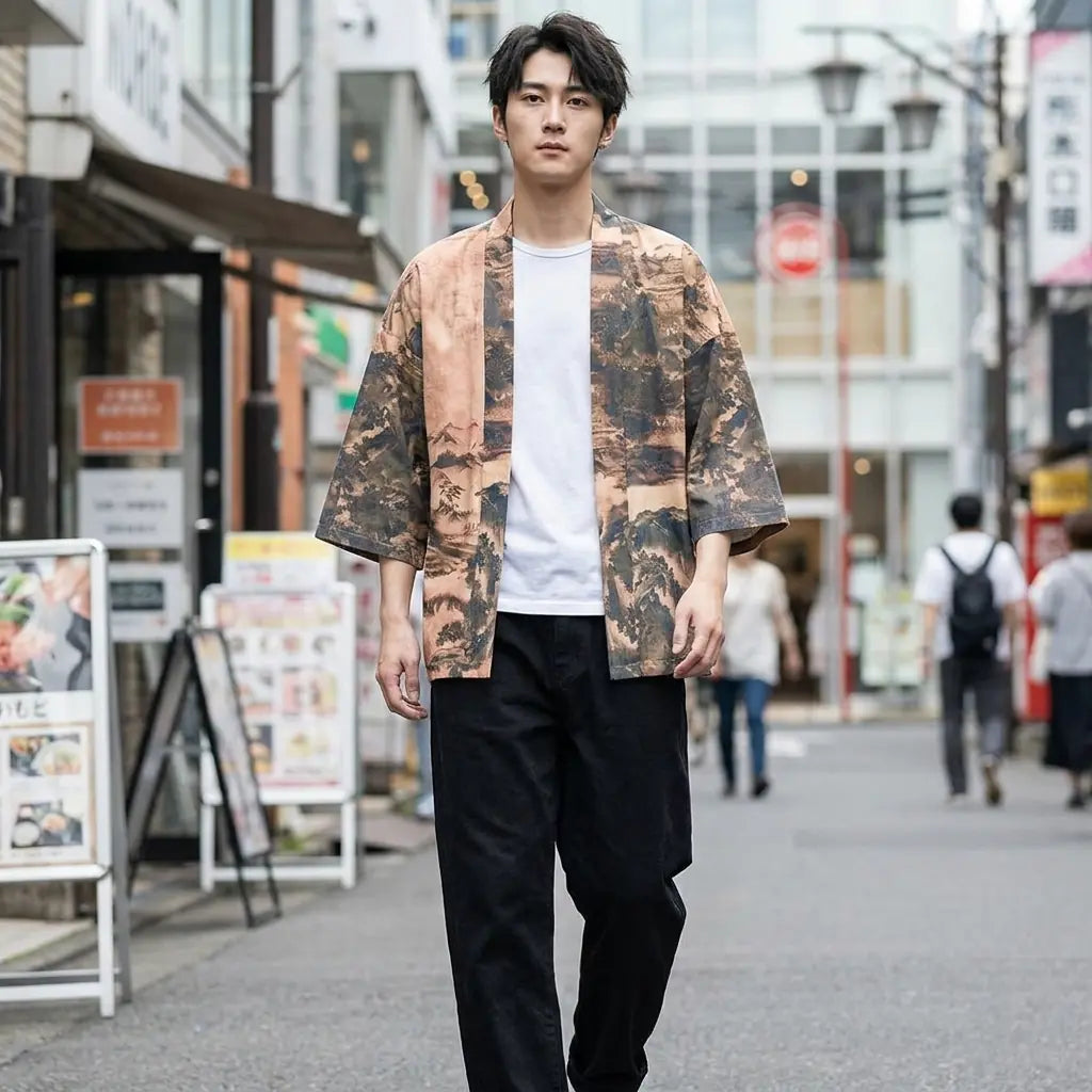 Haori Streetwear vue arrière