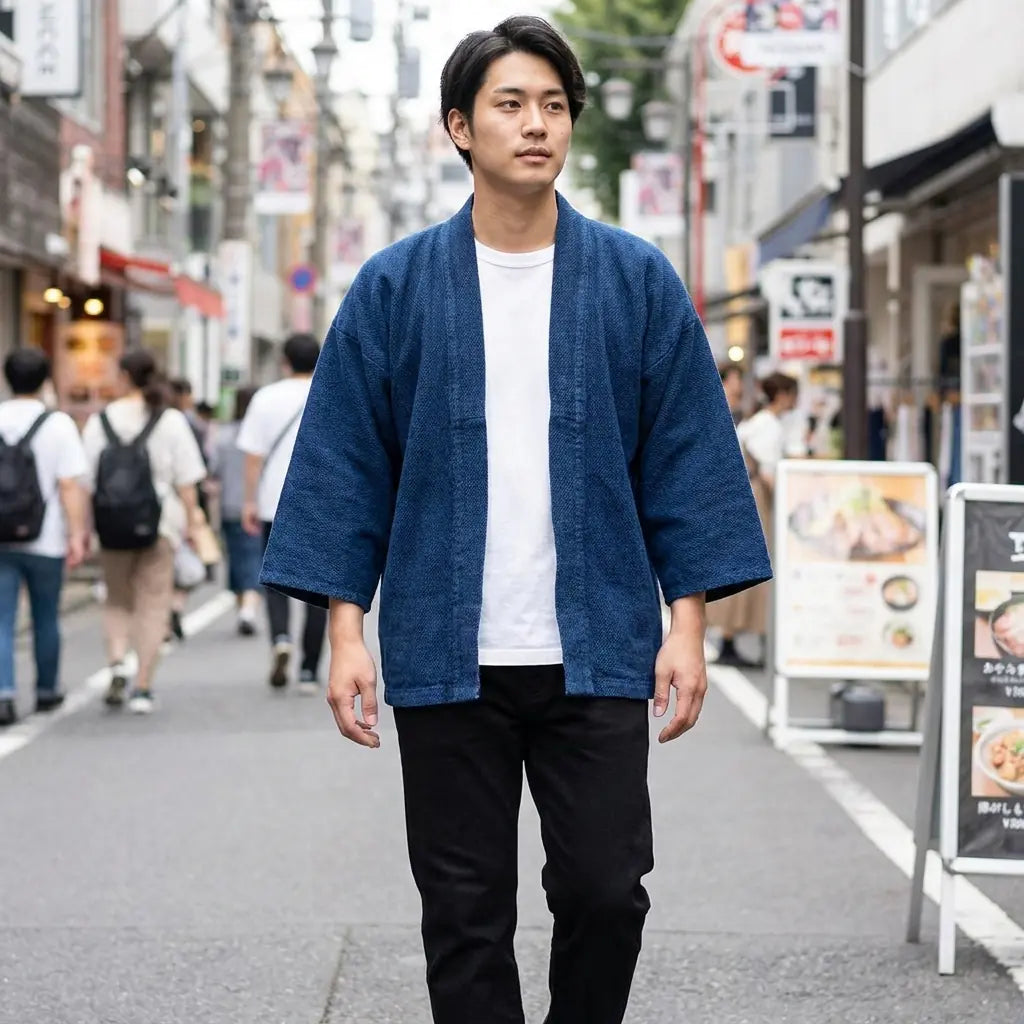 Haori Vintage Coton vue arrière