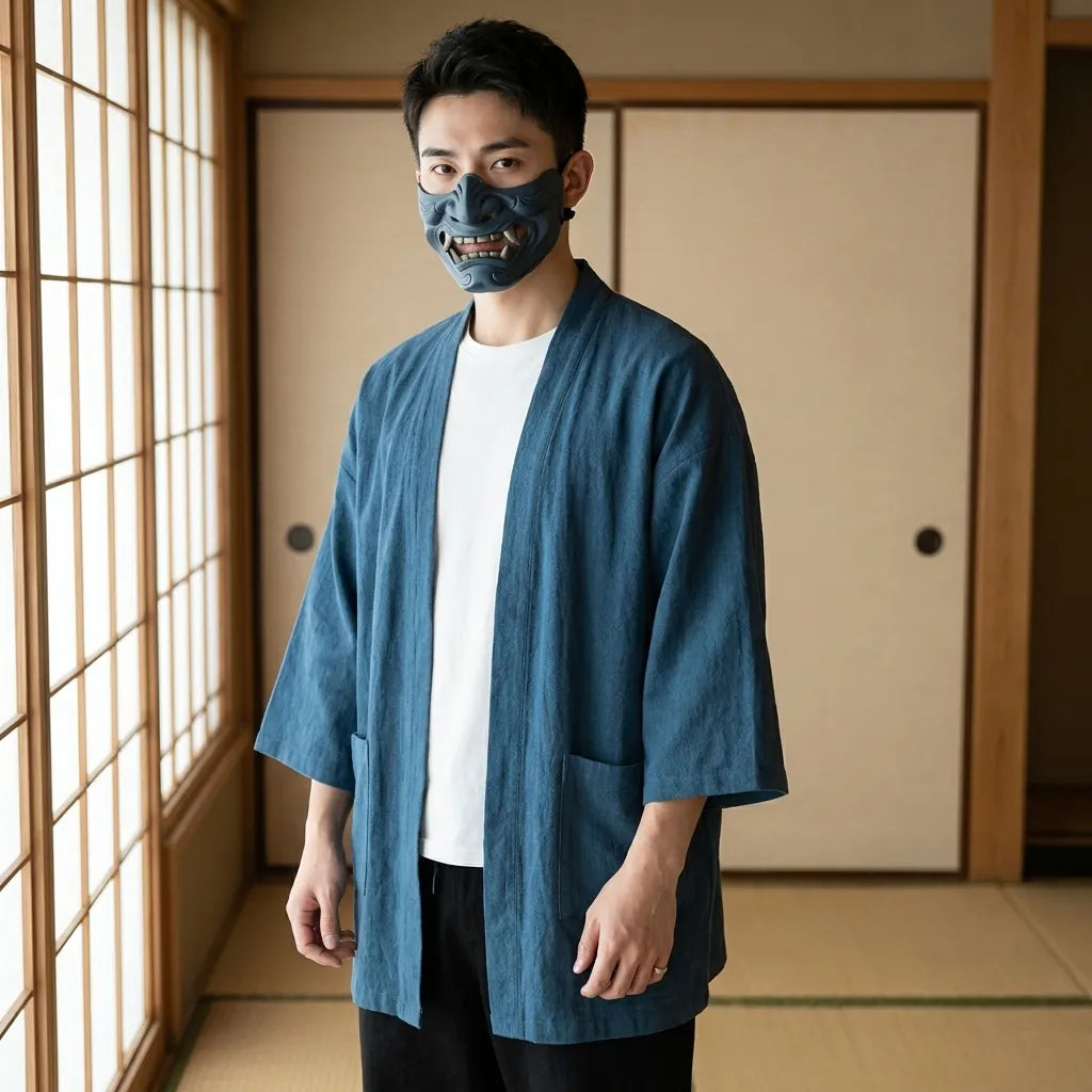 Cardigan Japonais Homme