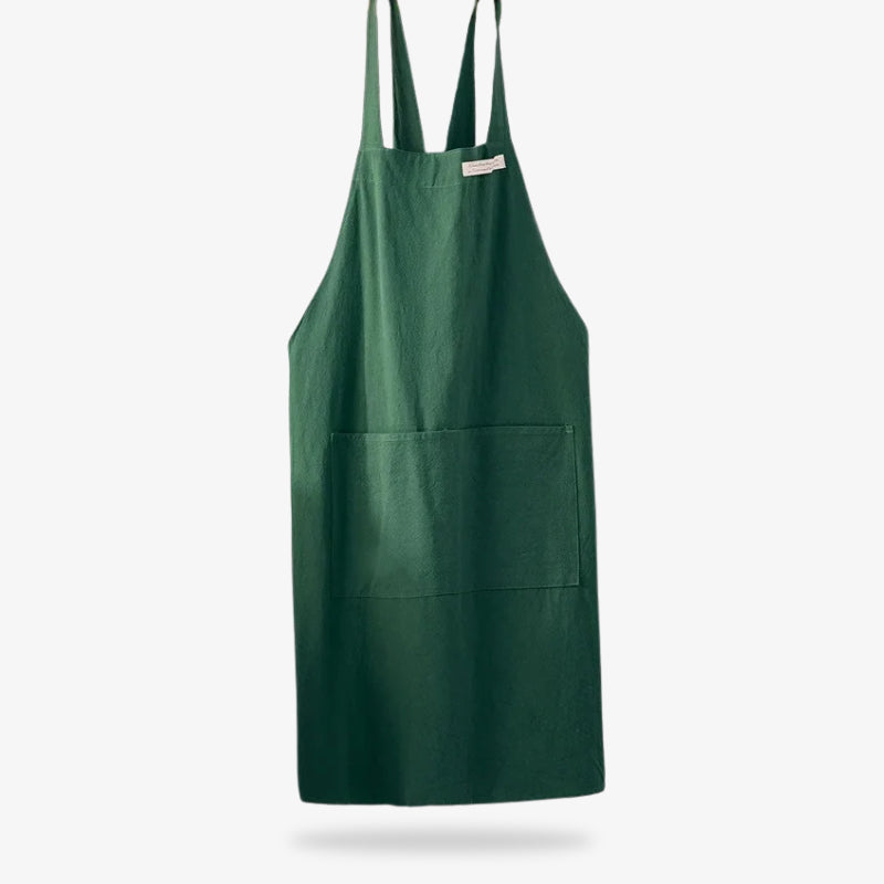 Tablier japonais en lin pour la cuisine