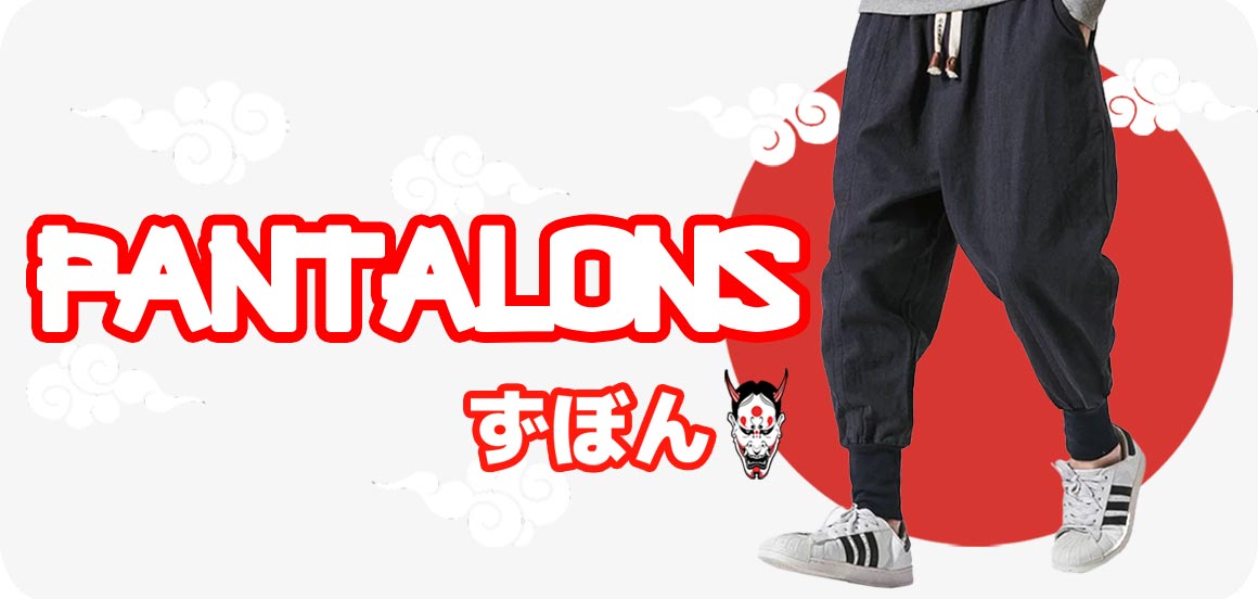 Le pantalon cargo est un Japon vetement traditionnel. Idéalement porté avec des basket blanches