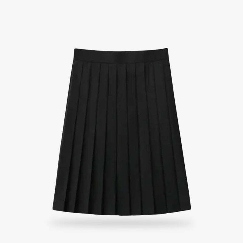 une jupe uniforme japonais de couleur noir. La jupe plissée se porte avec le sailor fuku. C' est l' uniforme des étudiantes japonaises