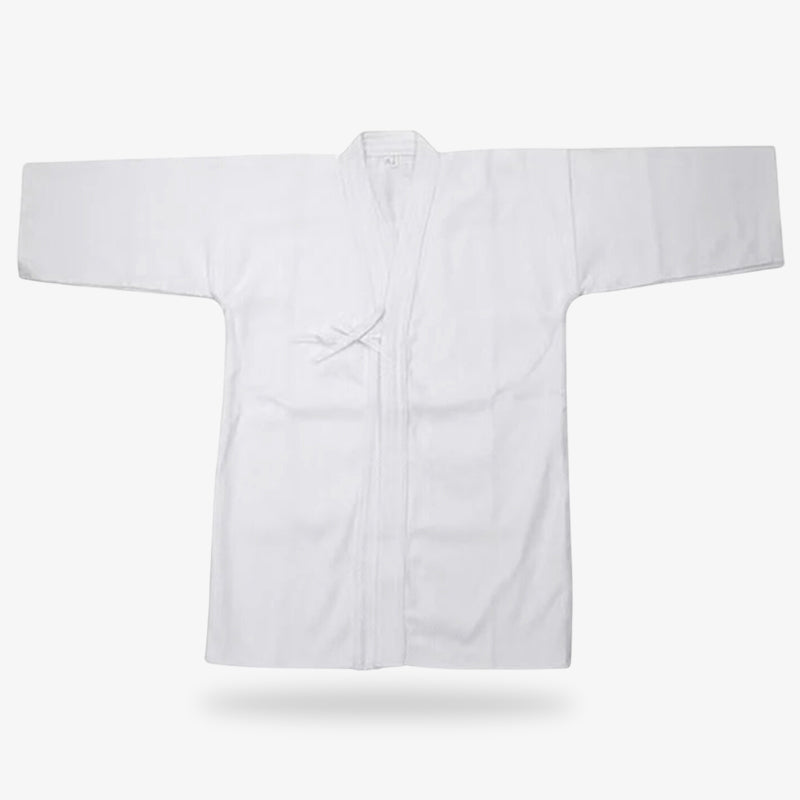 Keikogi blanc assorti au hakama pour homme