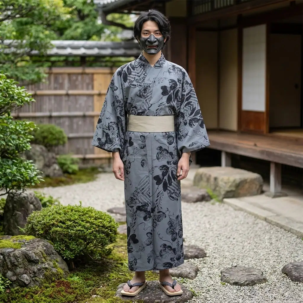 Kimono Été Homme vue arrière