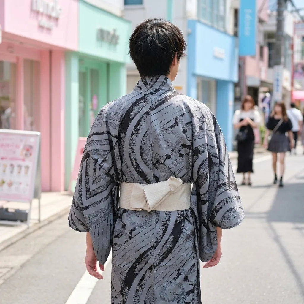 Kimono Été Homme vue de face