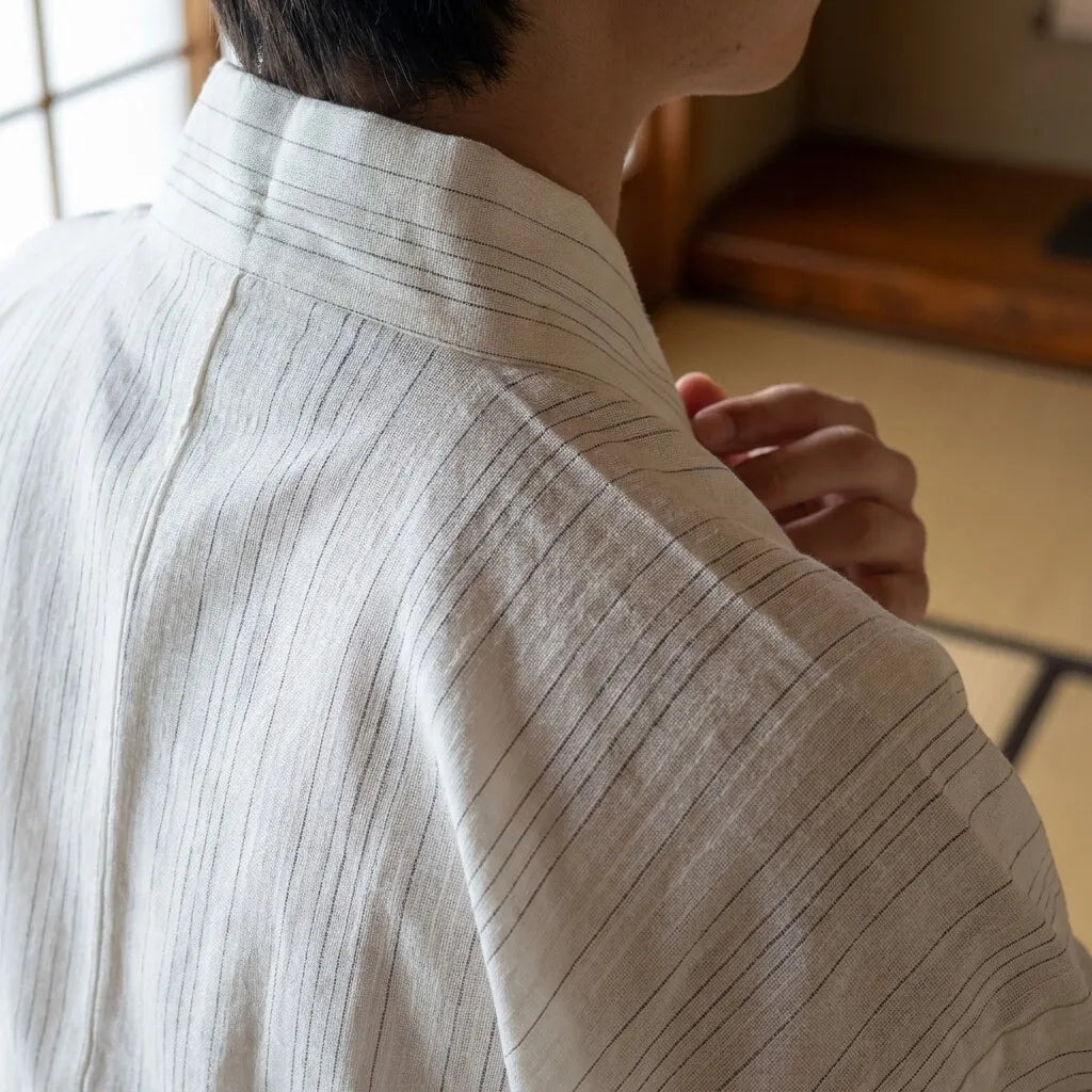 Kimono japonais homme vu de dos