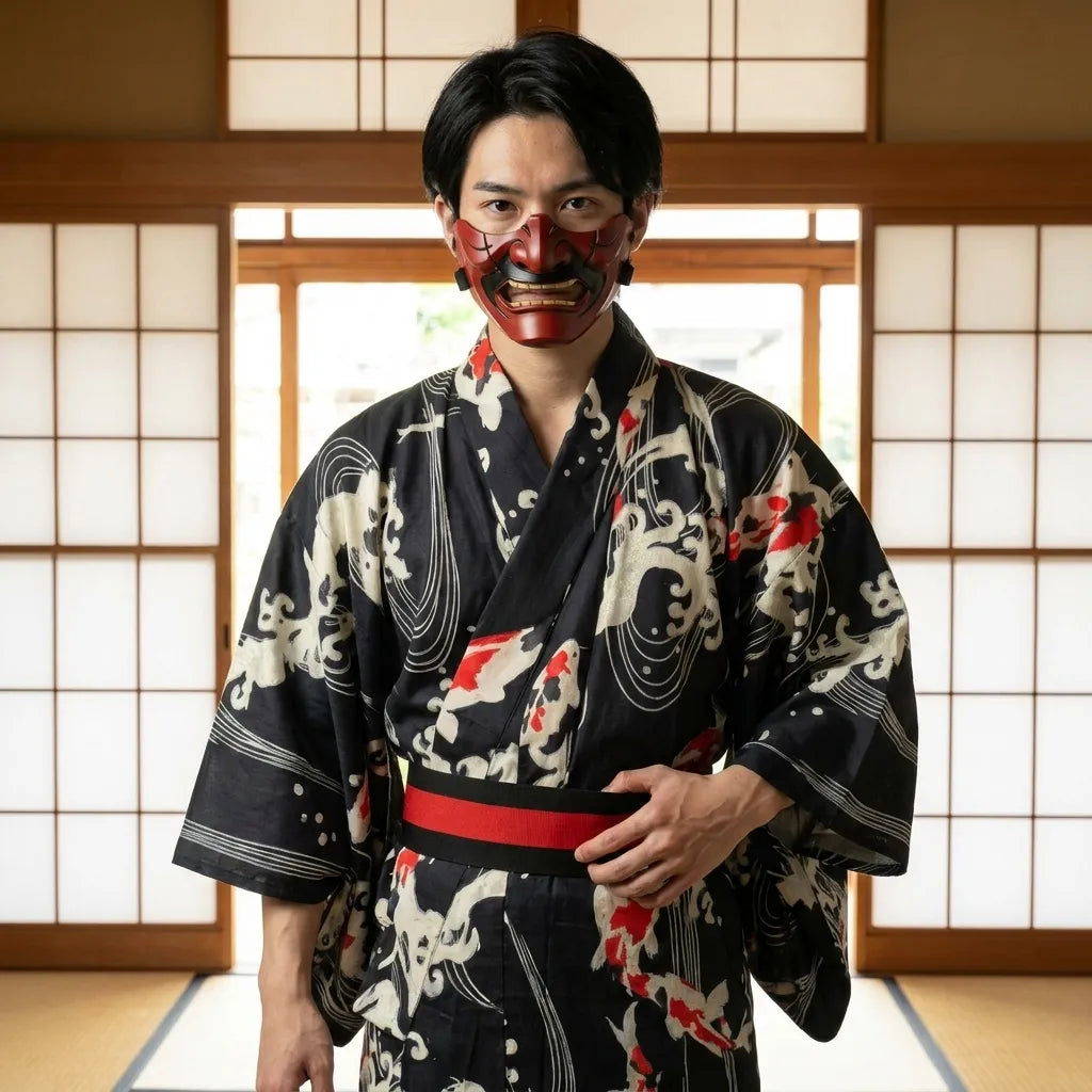 Kimono Koi Homme vue arrière