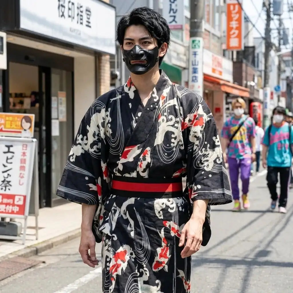 Kimono Koi Homme vue de face