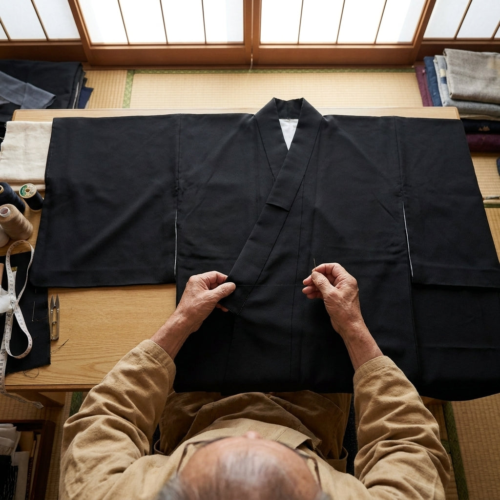 Kimono Moderne Homme vue arrière