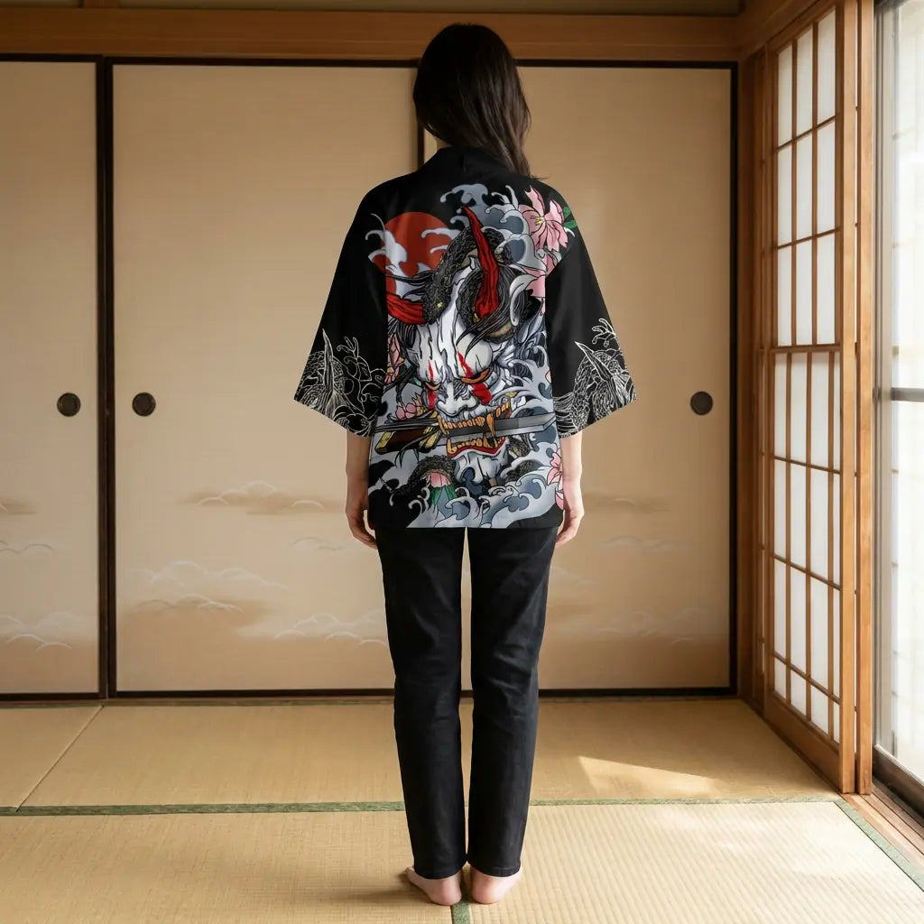 Kimono Oni Femme vue de face