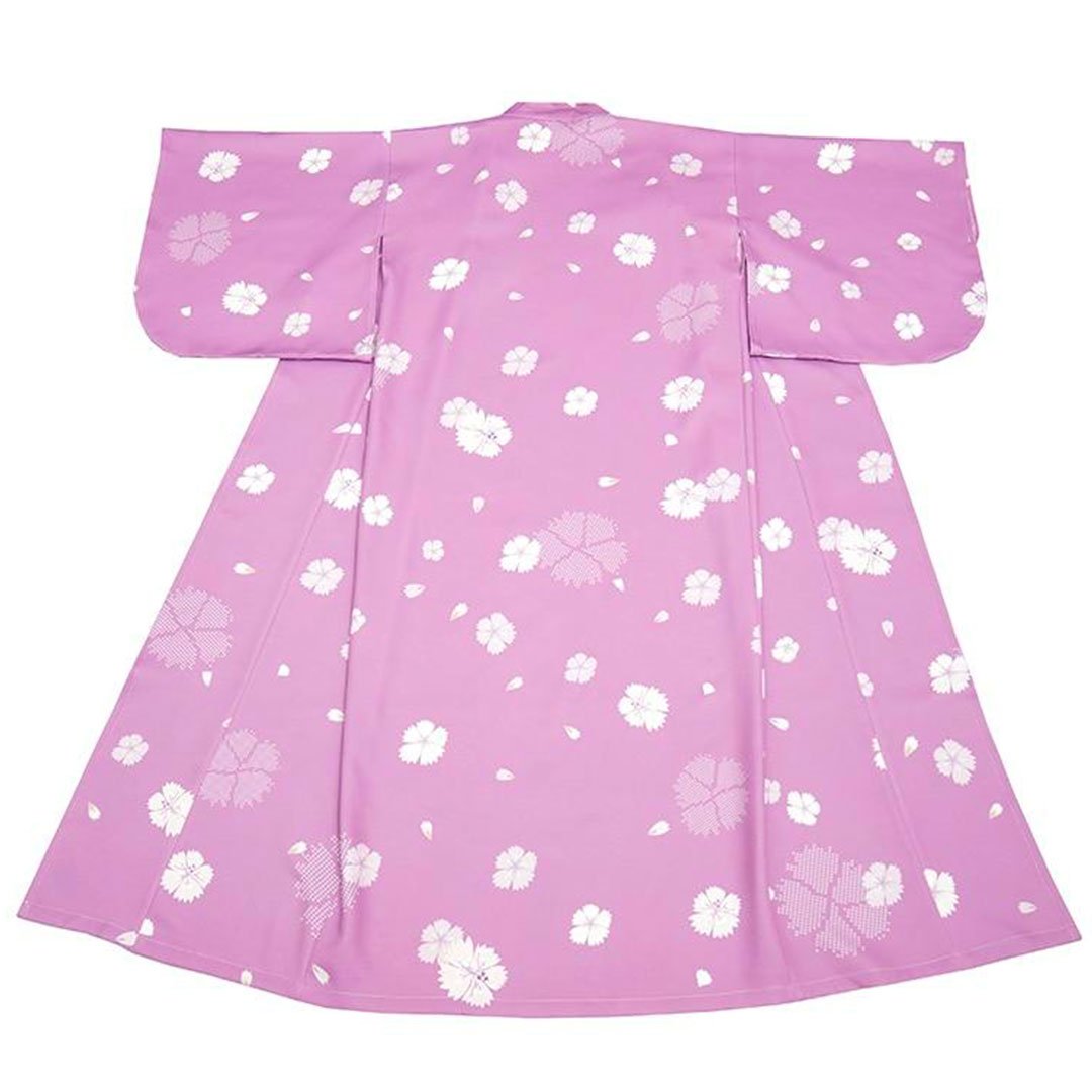 Kimono associé à des sandales geta