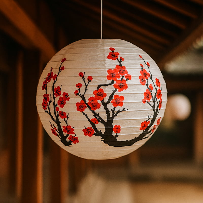 Lampe Chochin Sakura