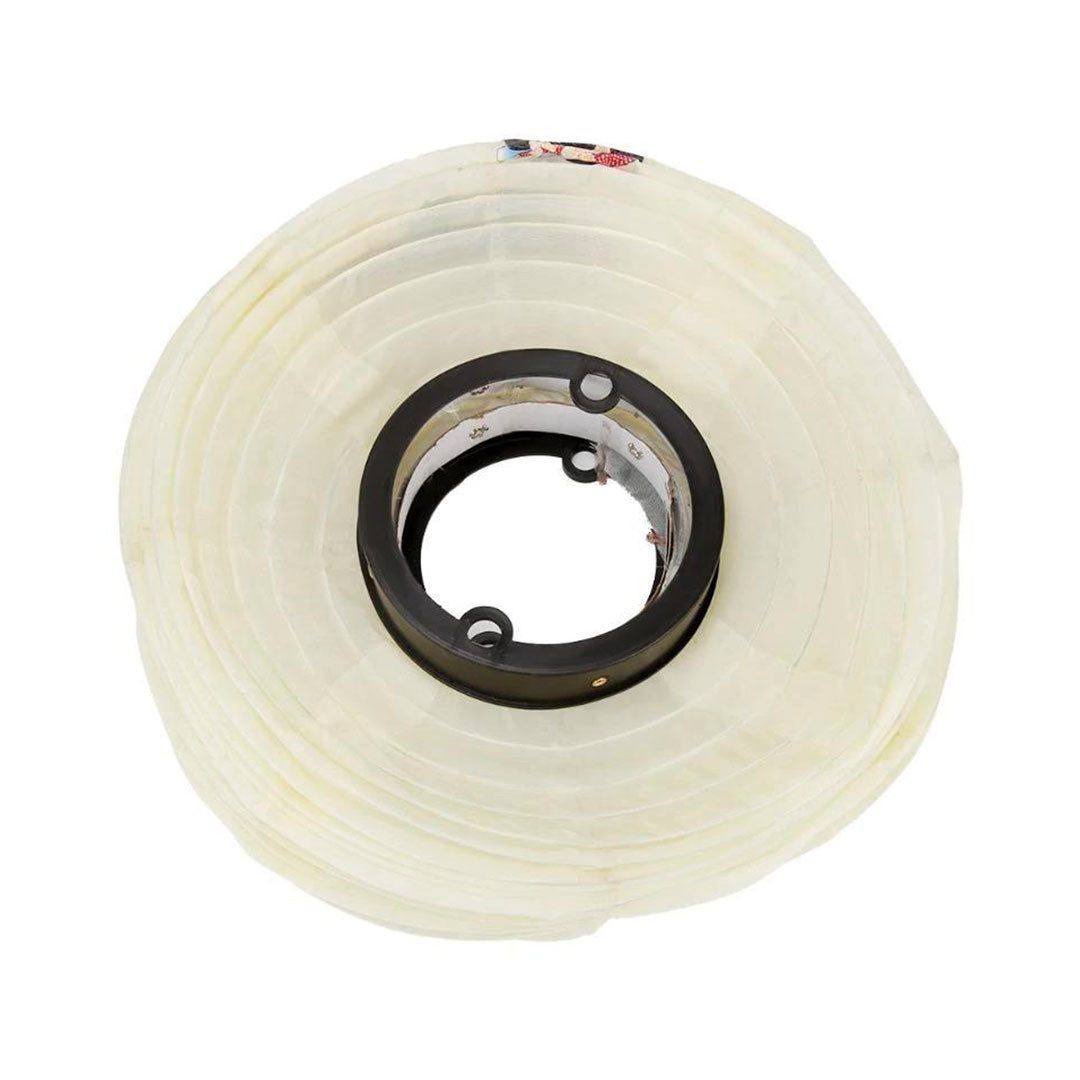 Lanterne en papier washi suspendue avec motif traditionnel japonais
