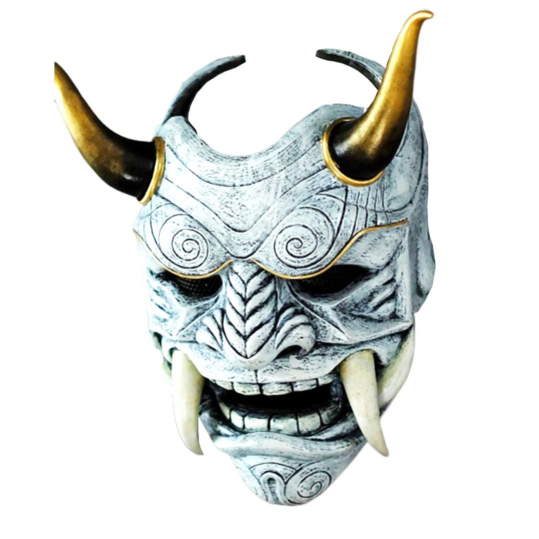 Masque Démon Japonais style Hannya vue de profil