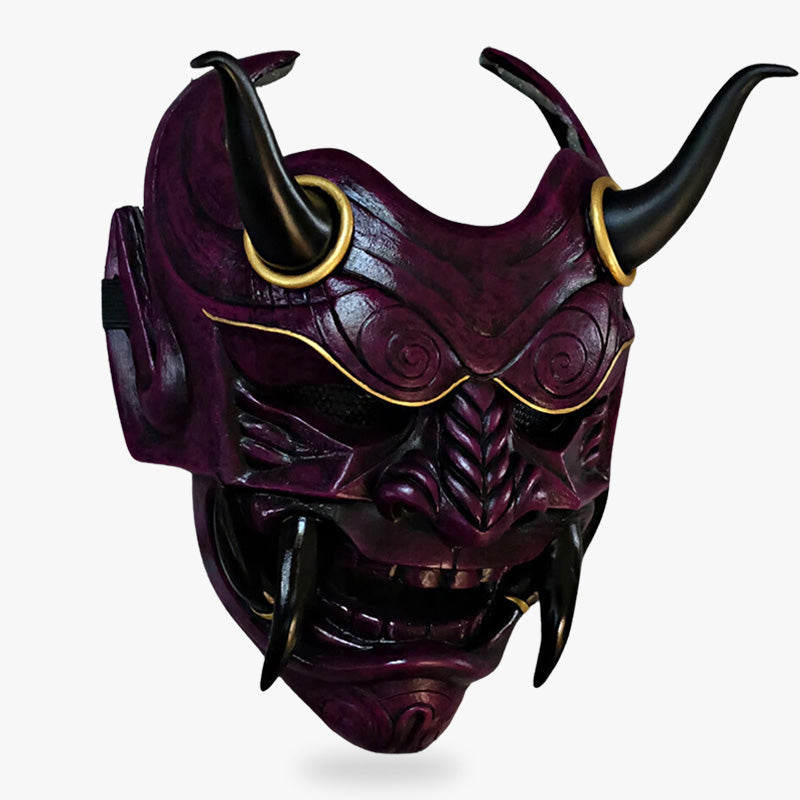 Masque Oni intégral pour cosplay