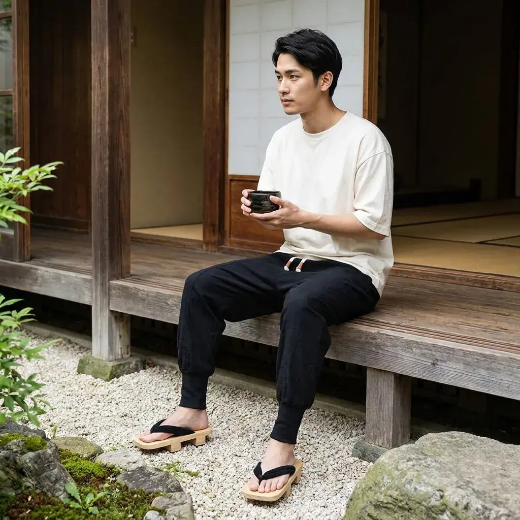 Pantalon Streetwear à plat, vue de face