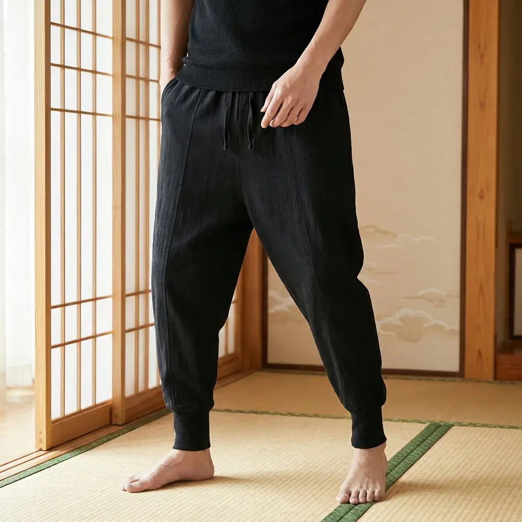 Pantalon Streetwear à plat, vue de face