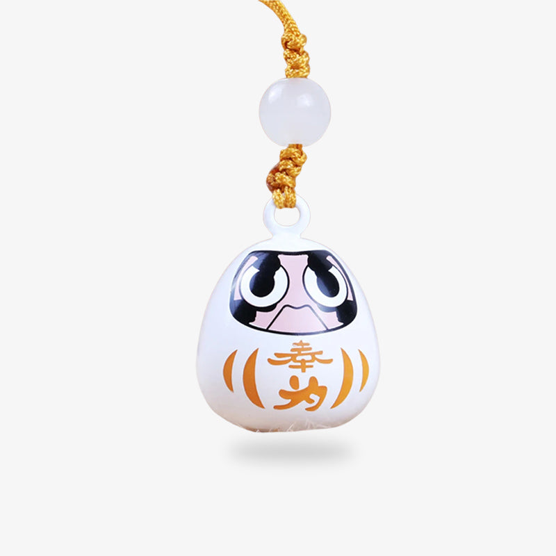 Porte-clé Daruma japonais, accessoire charmant incarnant la beauté du savoir-faire et de la tradition japonaise