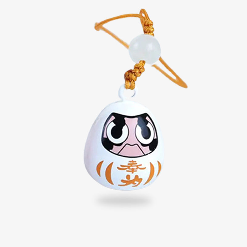 Ce porte-clé Daruma rétro reflète l'esthétique classique japonaise, ajoutant une touche culturelle à vos accessoires