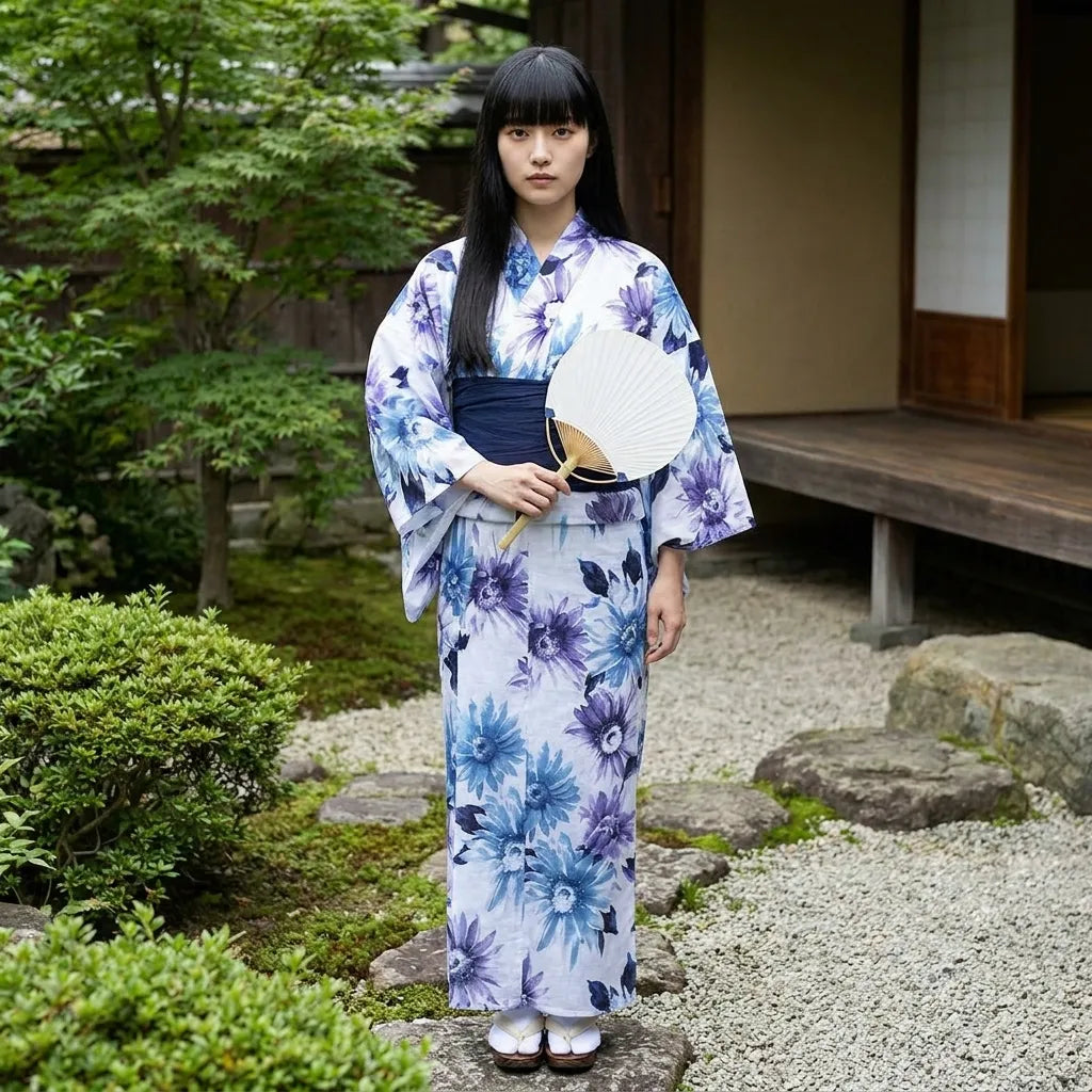 Robe De Nuit Kimono vue arrière