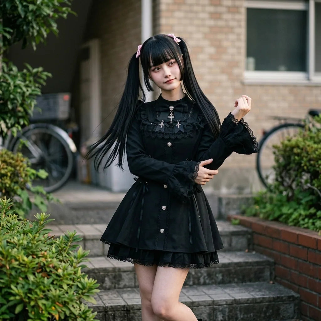 Robe Lolita Gothique vue arrière