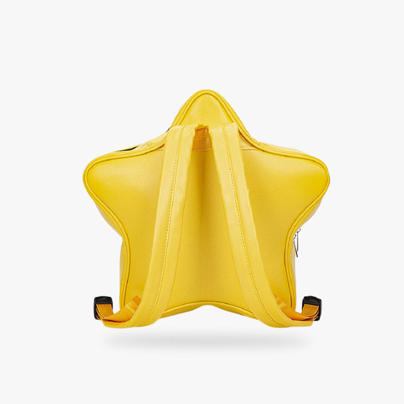 Un sac kawaii en forme d'étoile magique et de couleur jaune