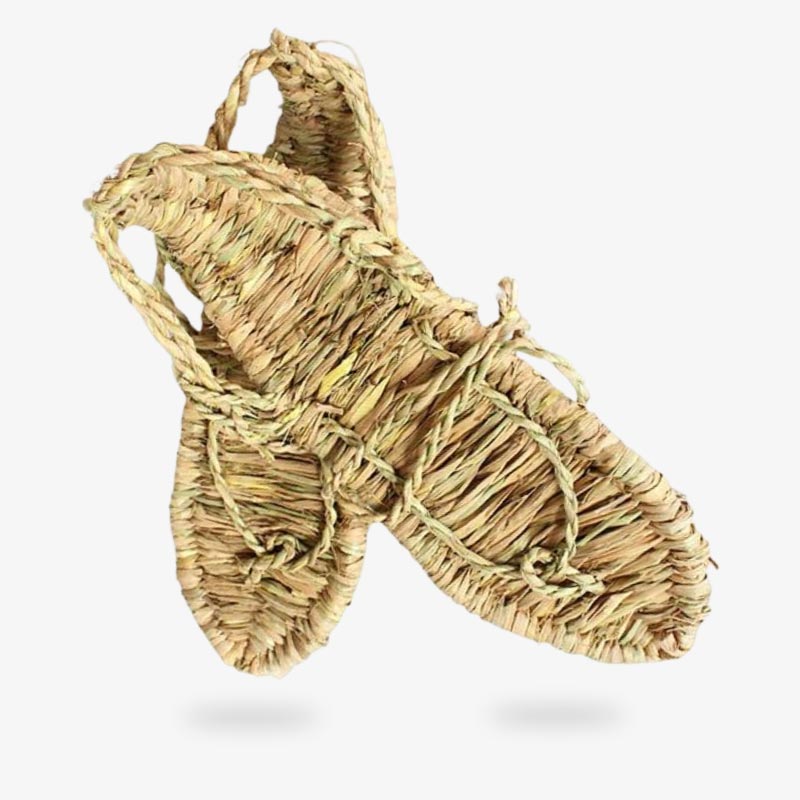 Sandales waraji tressées à la main, chaussures traditionnelles japonaises de paysans et de rônins