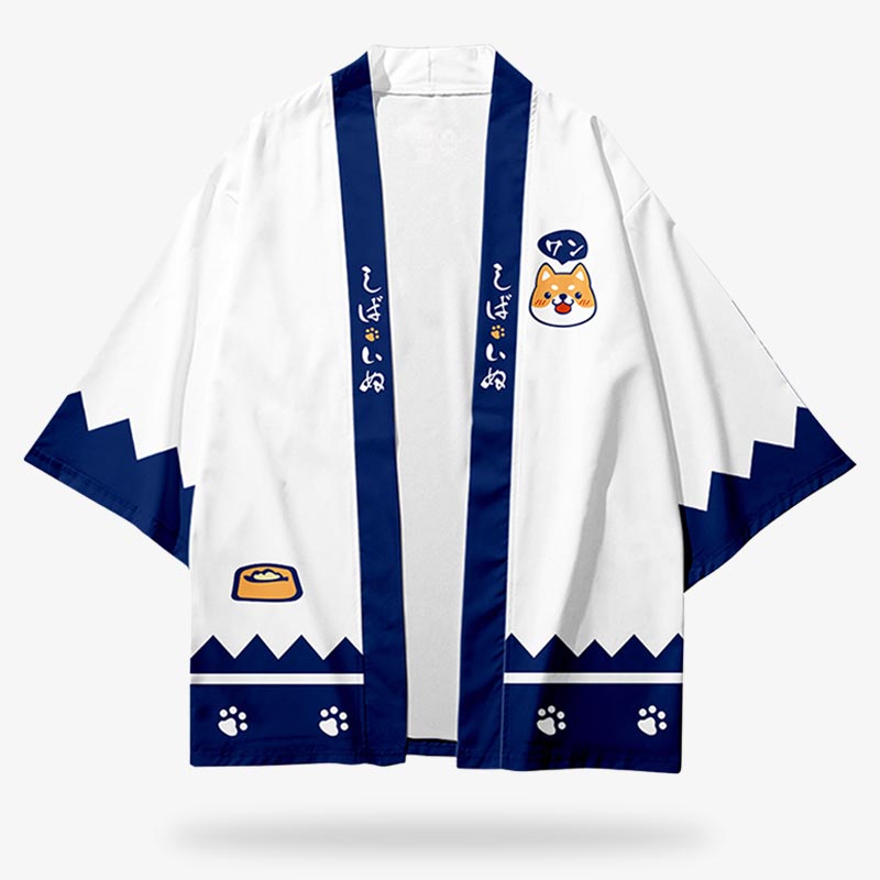 Haori kawaii motif Shiba Inu