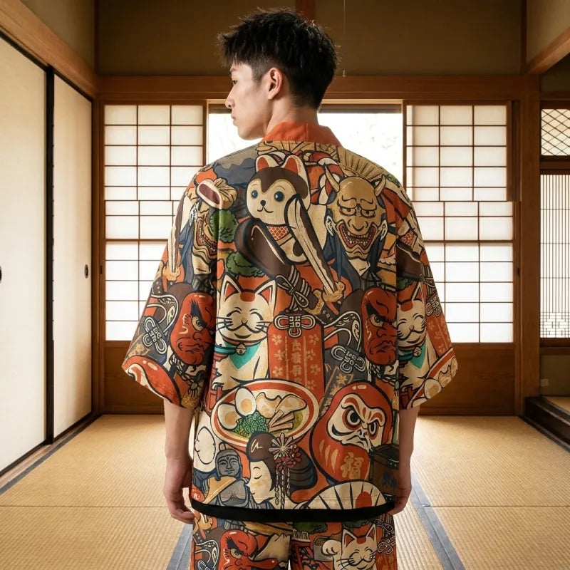 Short Kimono Cardigan