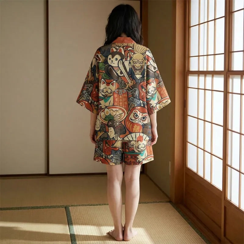 Short Kimono Cardigan