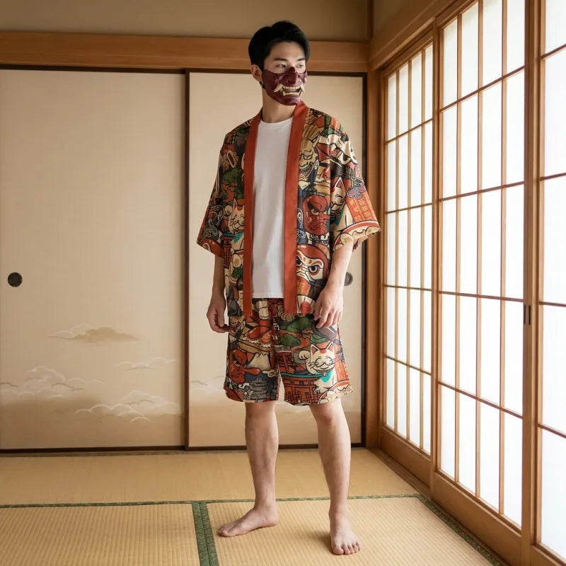 Short Kimono Cardigan