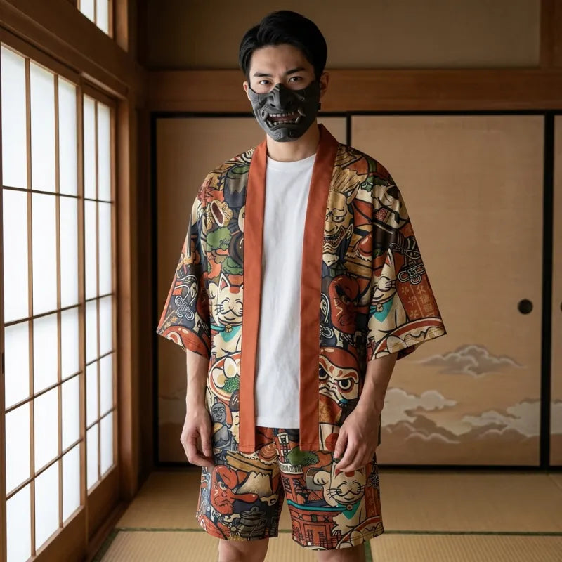 Short Kimono Cardigan