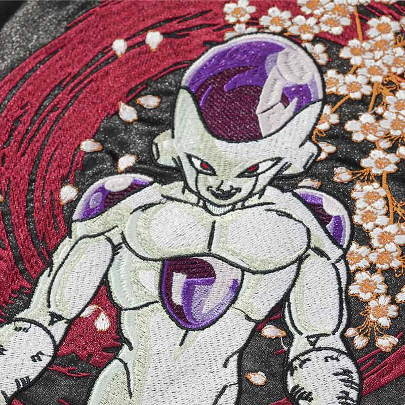 Veste sukajan inspirée d'un personnage emblématique de Dragon Ball