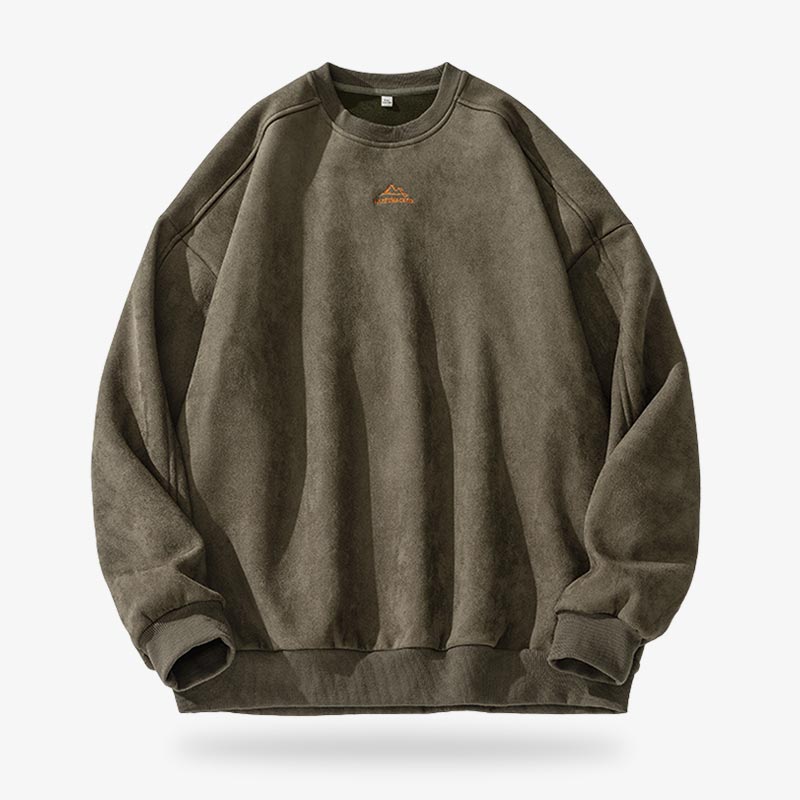 Sweat japonais tendance dans un coloris vert éclatant, en spandex et polyester, idéal pour une tenue streetwear japonaise