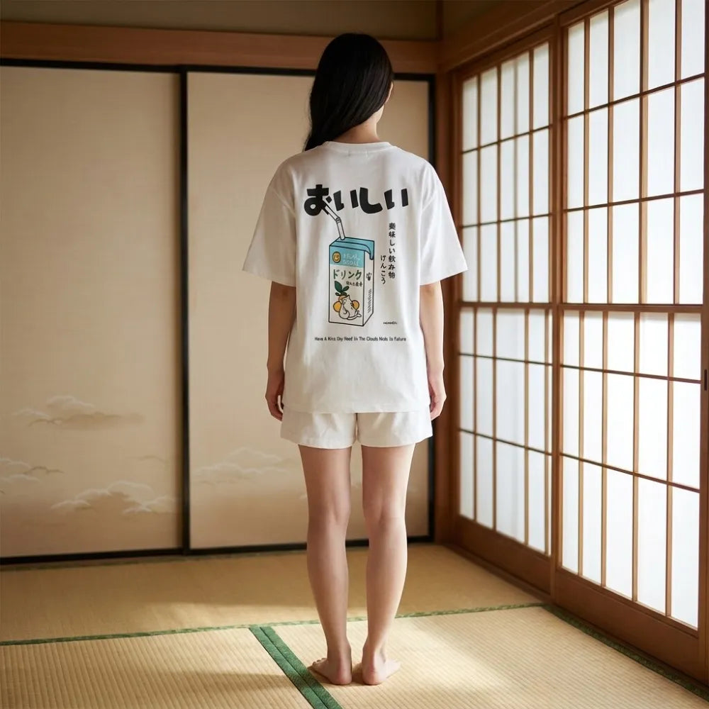 T-shirt Imprimé Japonais
