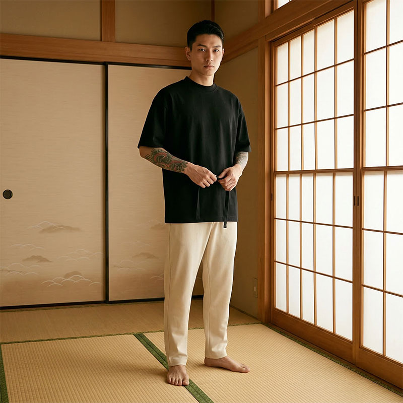 T-shirt japonais de style urbain japonais