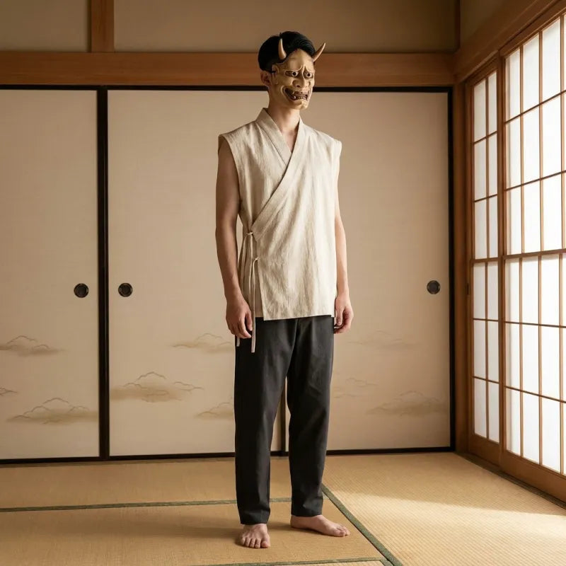 T-Shirt Style Japonais vue de dos détaillée