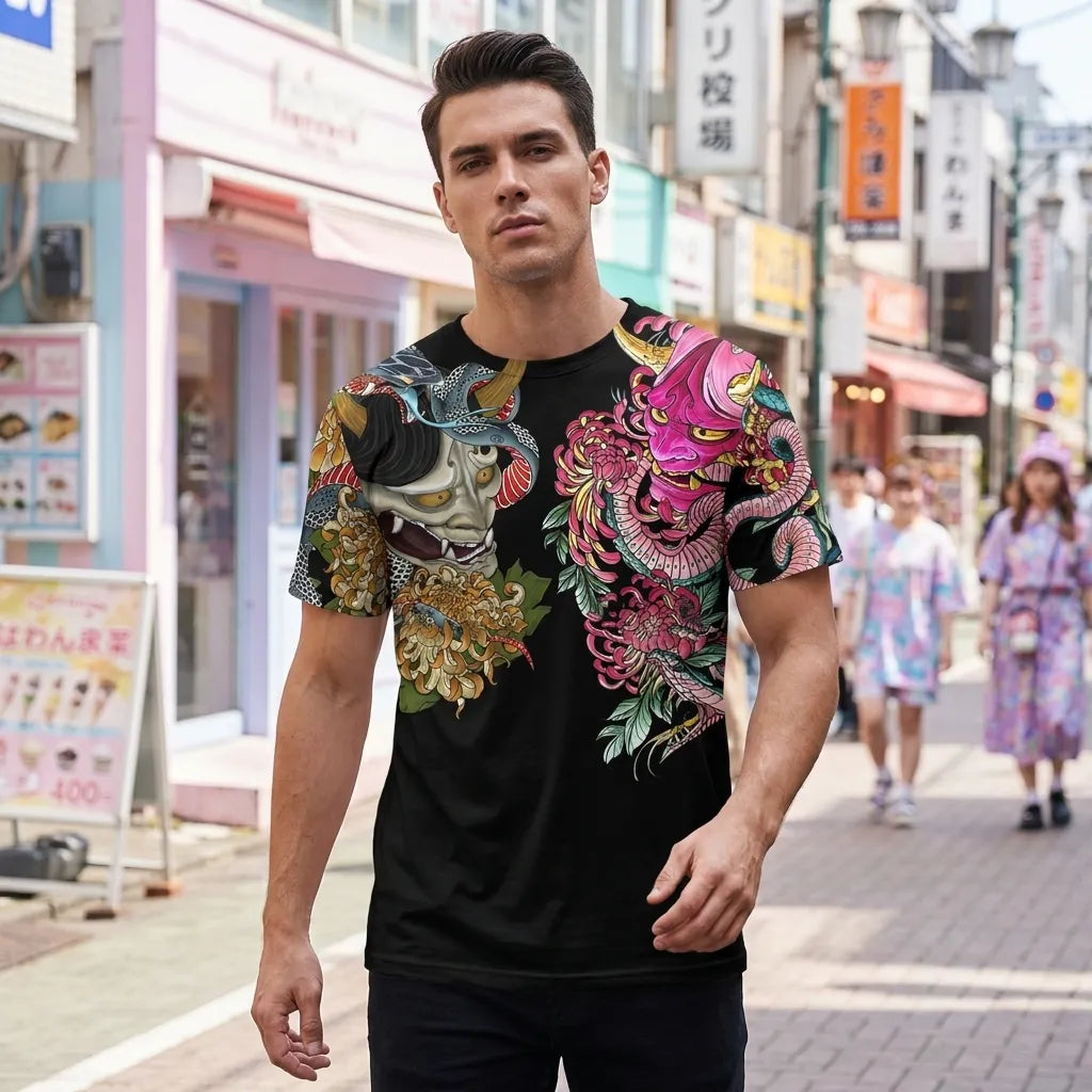 T-shirt Tatouage Japonais vue de face