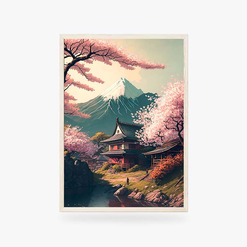Tableau Japonais Cerisier