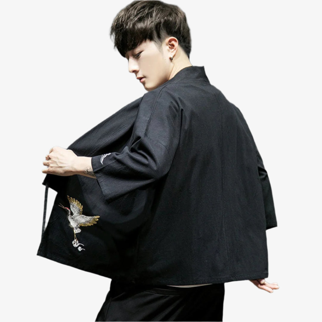 Tenue complète haori homme inspirée du Japon