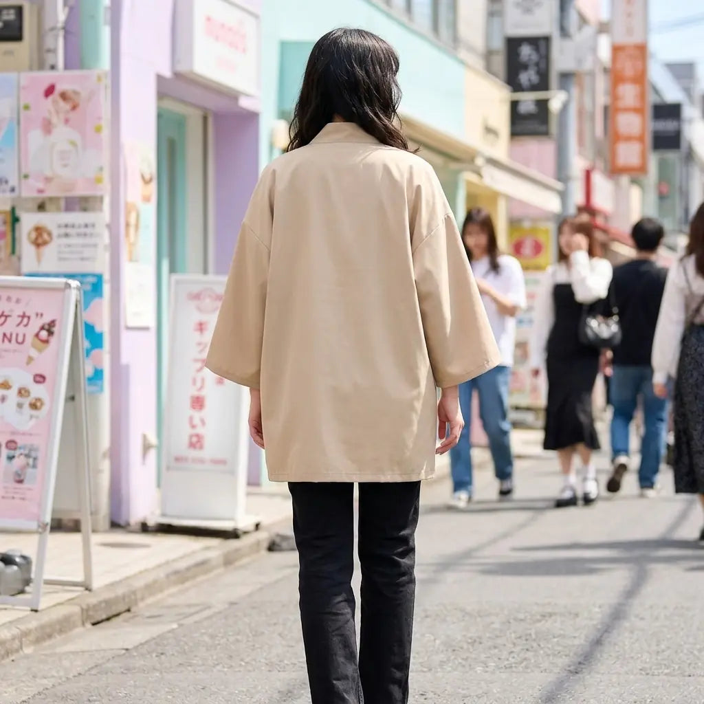 Veste Haori Femme vue arrière
