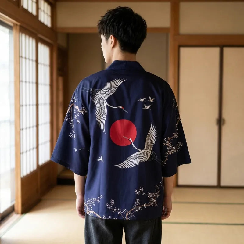 Ensemble Kimono Tsuru